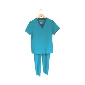 FIGS  Scrub Set Teal Green Blue Women's Small/Medium